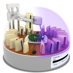 3D打印食品：实验室创建3D食品打印机，用激光烹