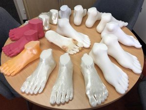 南澳大利亚大学设计3D打印脚，模仿糖尿病足部伤