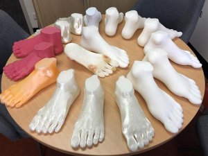 南澳大利亚大学设计3D打印脚，模仿糖尿病足部伤